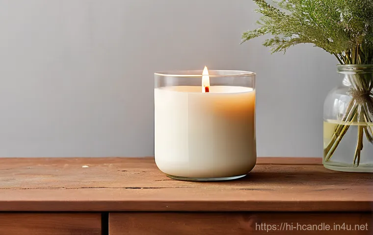 캔들 왁스 녹는점 차이 - Vibrant Paraffin Candle in a Modern Setting**
"A beautifully lit, vibrant paraffin pillar candle, co...